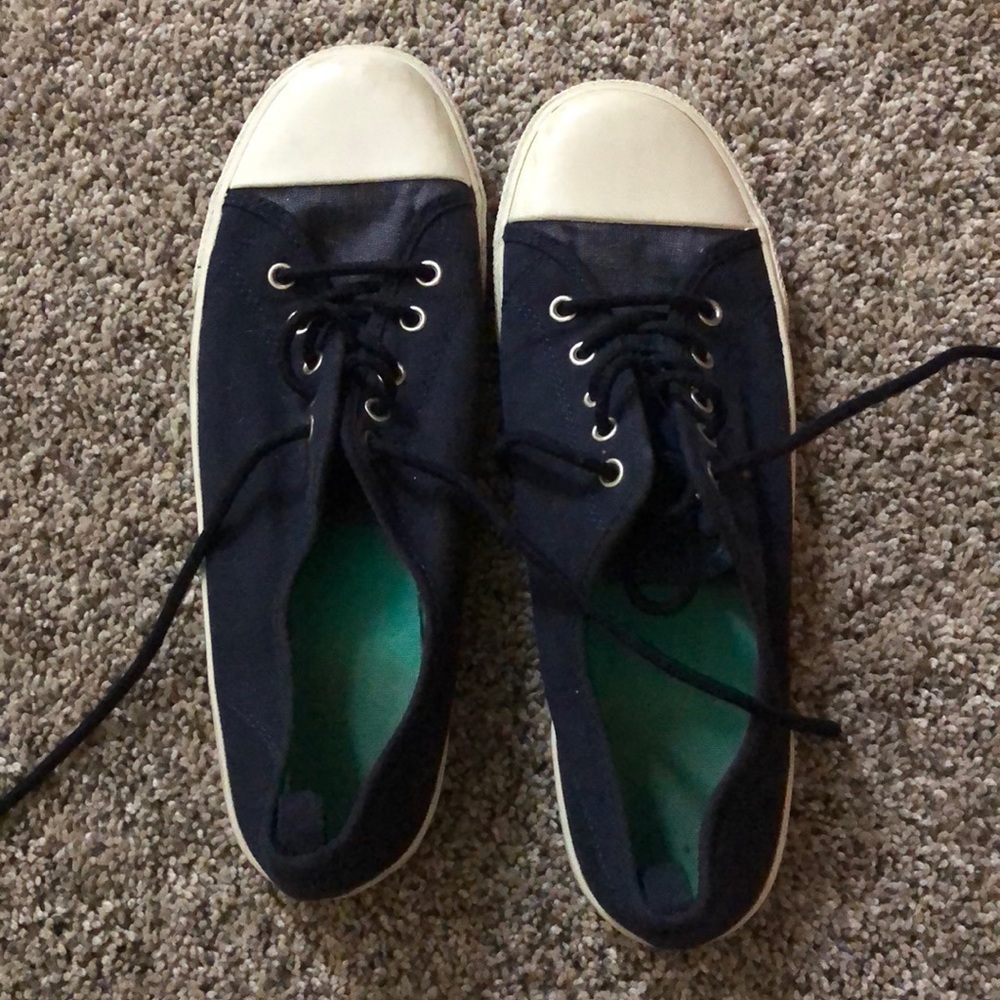Navy blue shoes